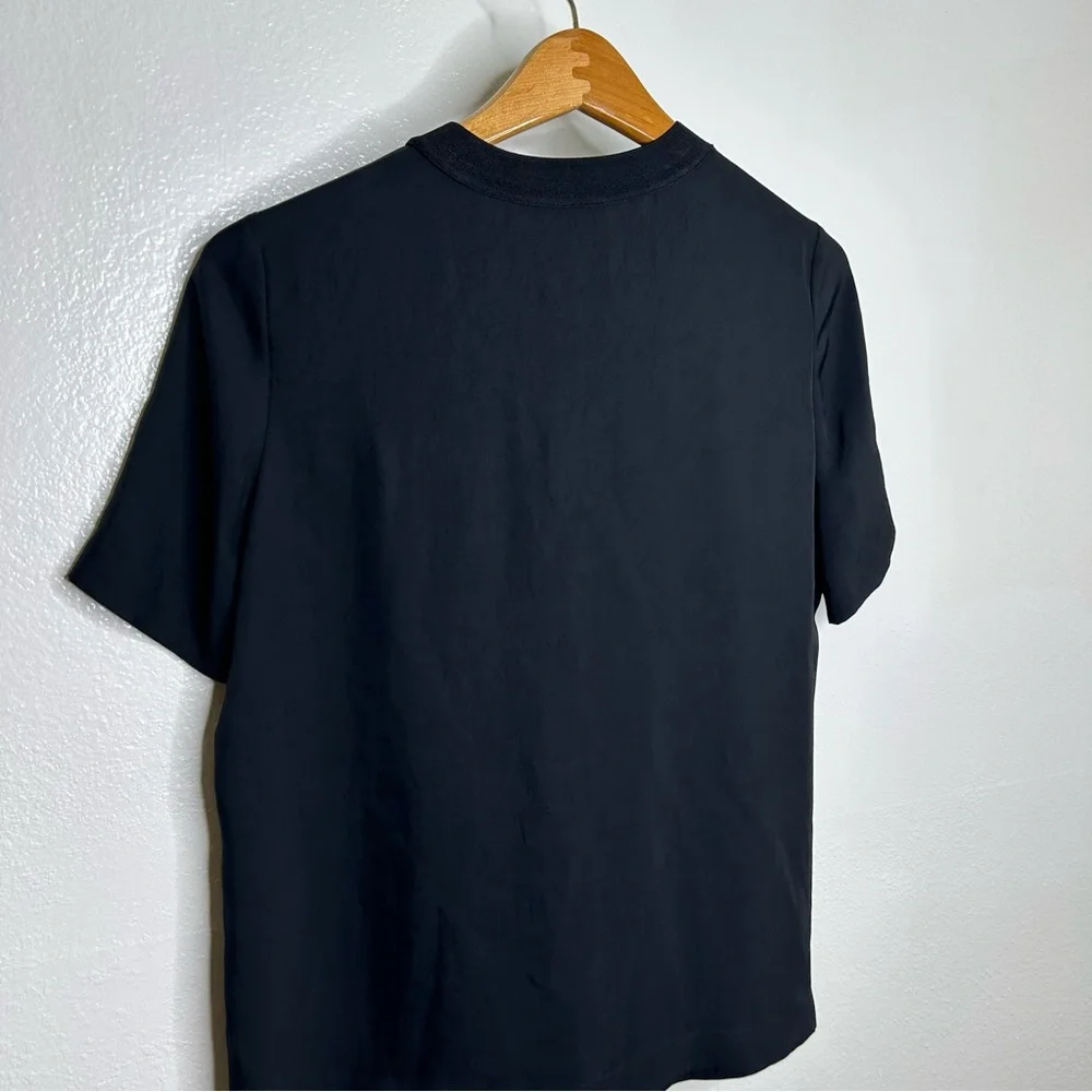 rag & bone Black Short Sleeve Crew Tee - Picture 6 of 10